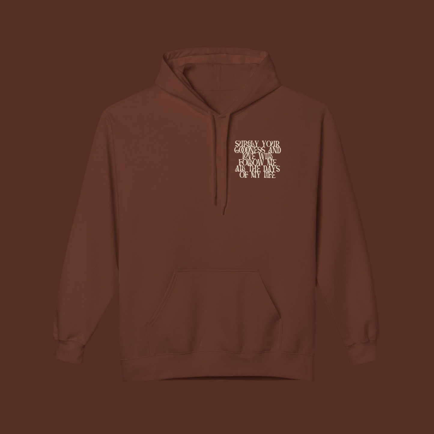 Psalm 23:6 Hoodie Black Cocoa