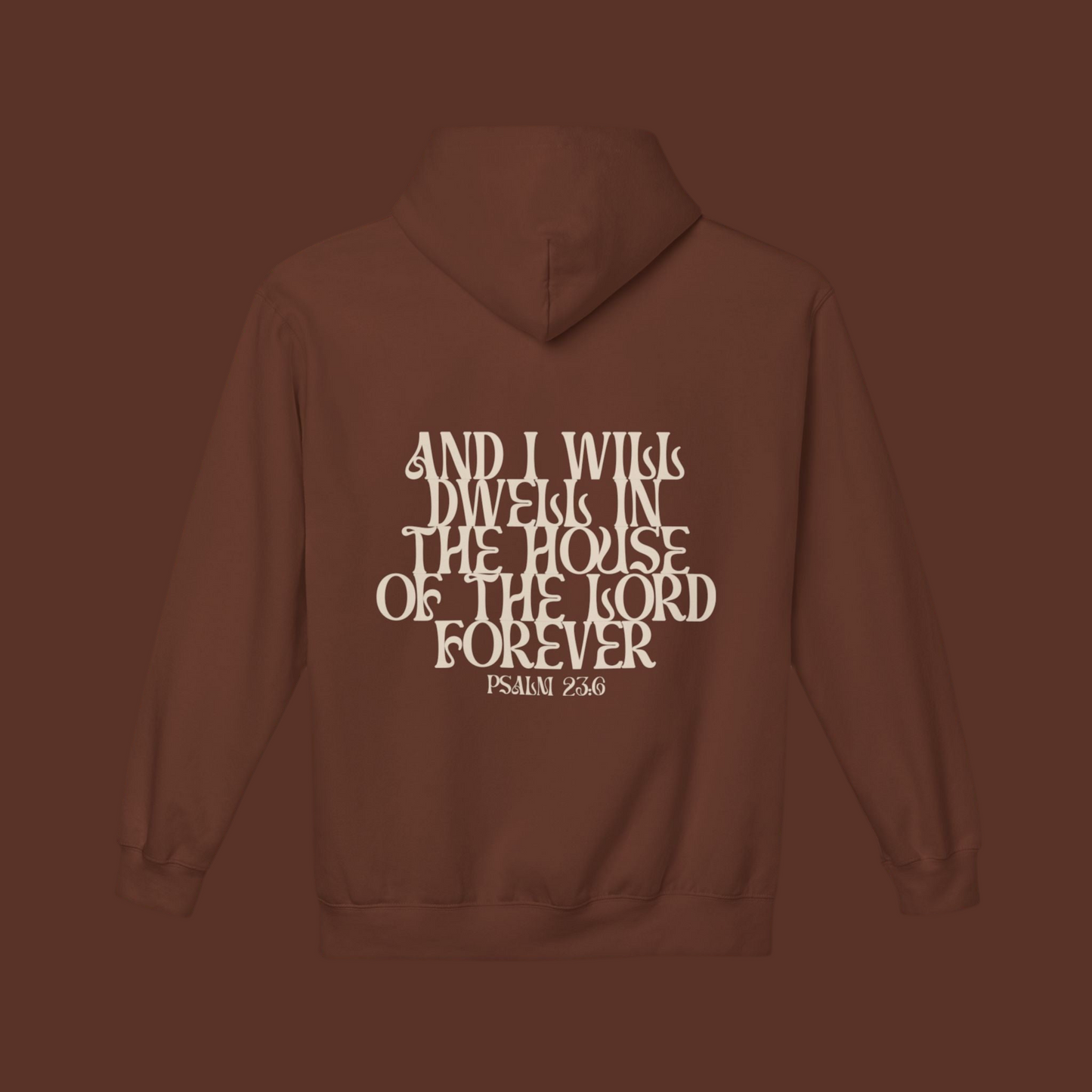 Psalm 23:6 Hoodie Black Cocoa