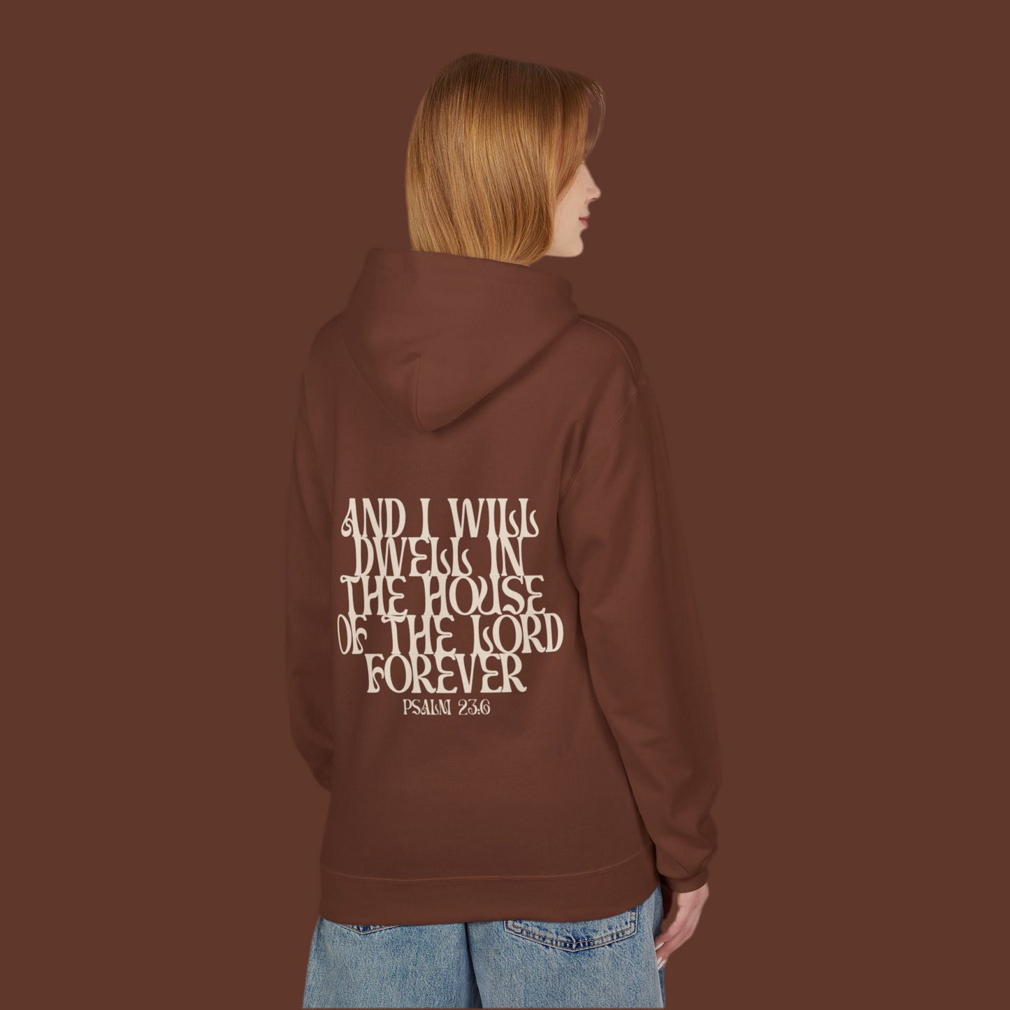 Psalm 23:6 Hoodie Black Cocoa