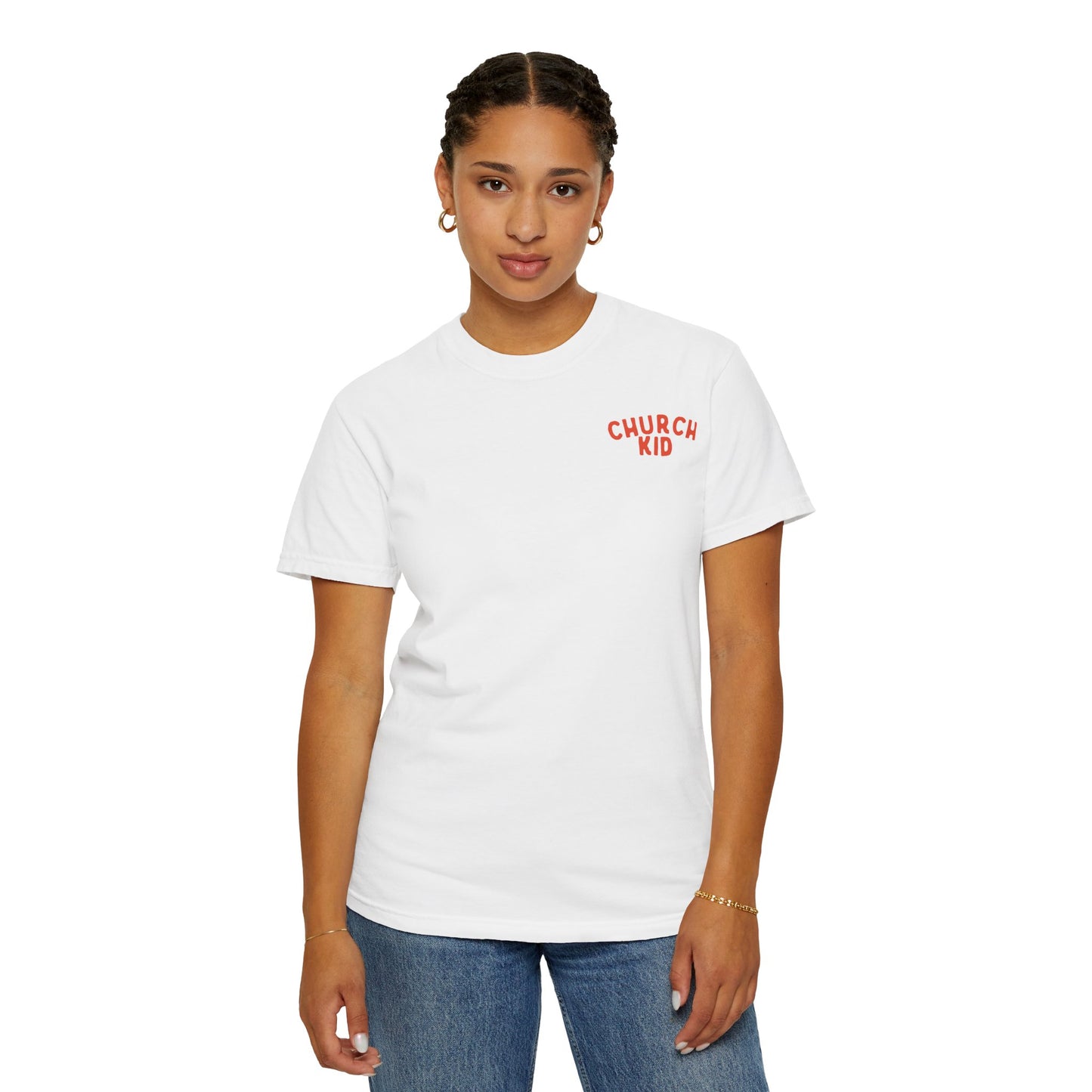 Adult Church Kid Fun logo T-shirt