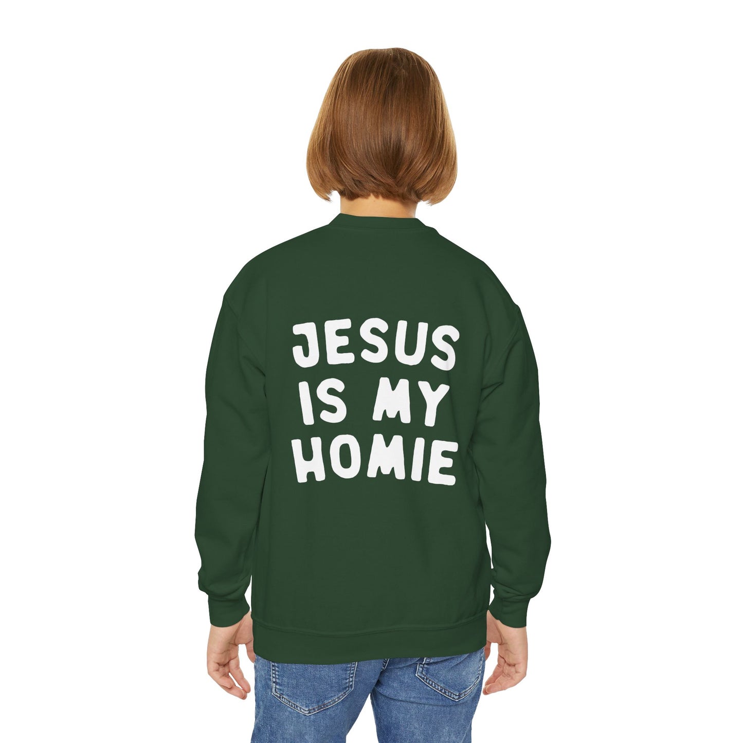 Jesus is my Homie Kids Sweatshirt