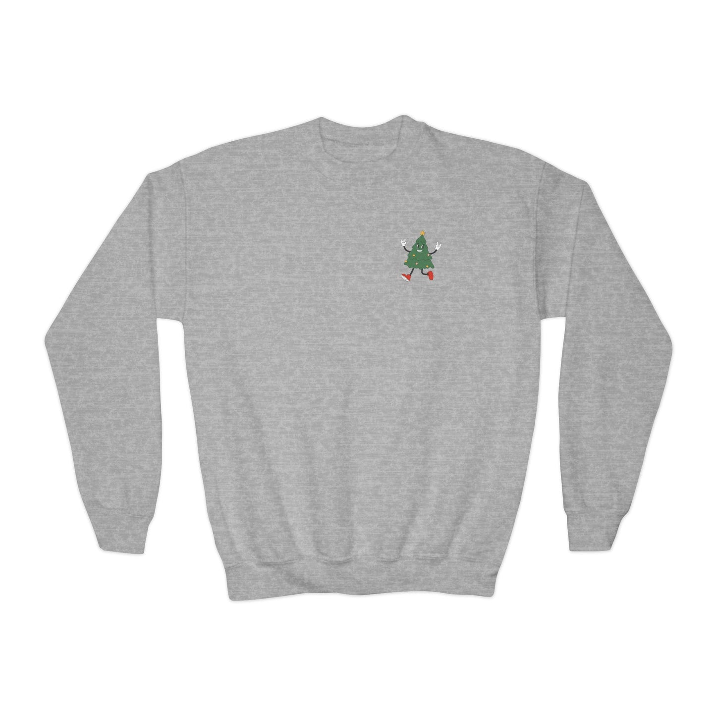 The reason for the season Christmas Tree Youth Sweatshirt