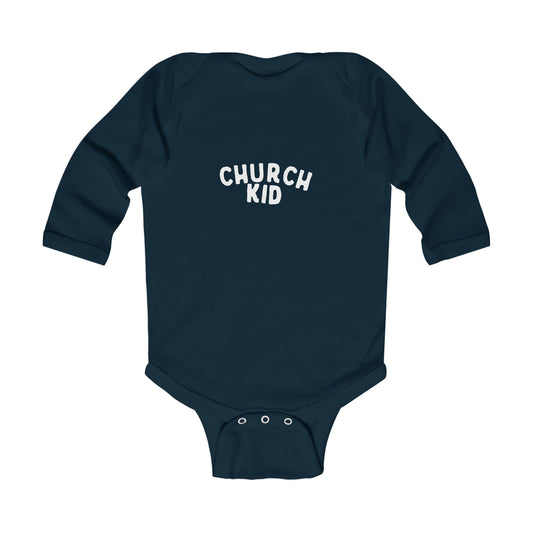 Infant Long Sleeve Church Kid Body Suit