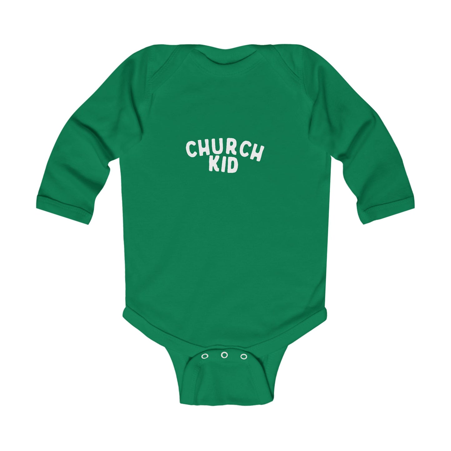 Infant Long Sleeve Church Kid Body Suit