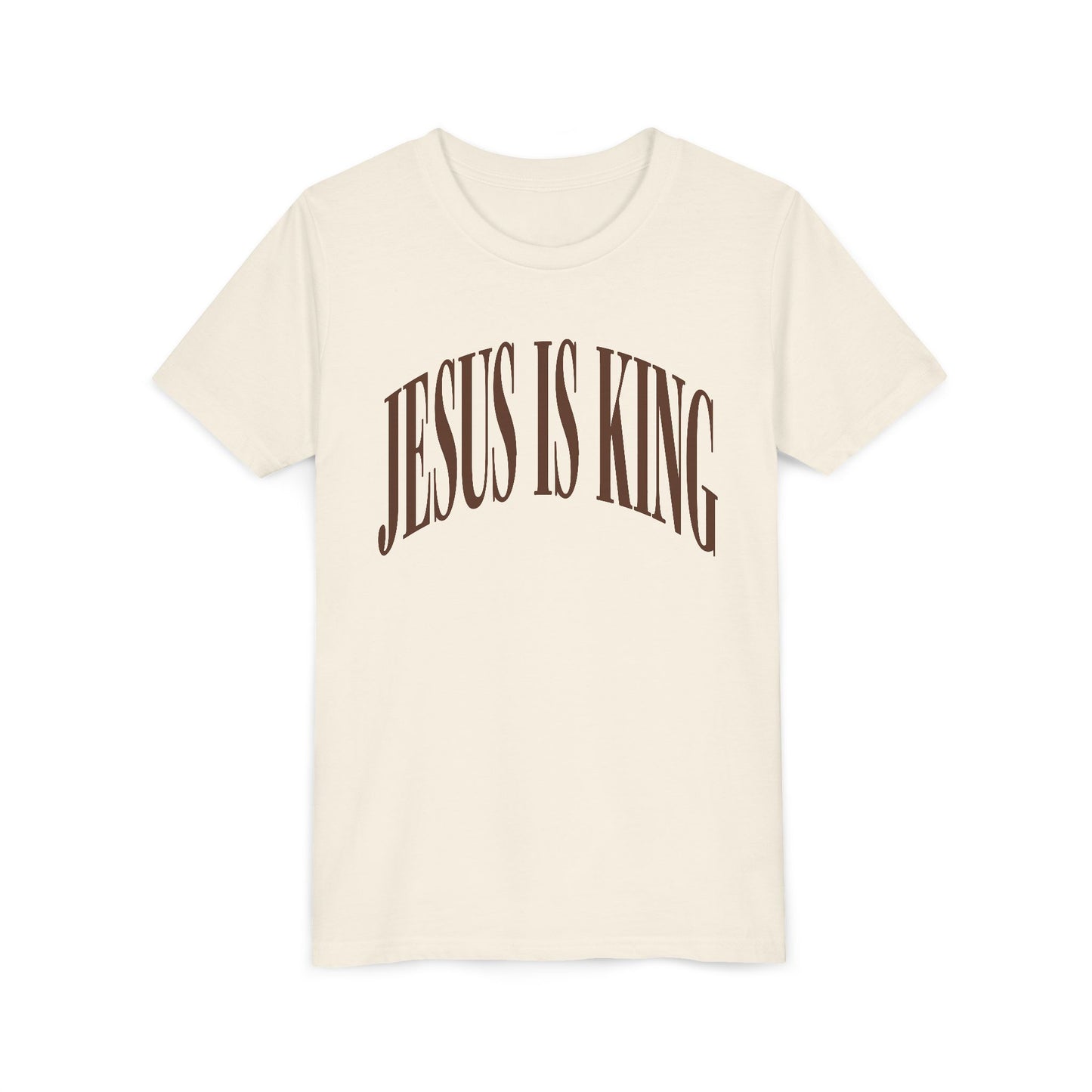 Jesus is King Natural Youth T-Shirt