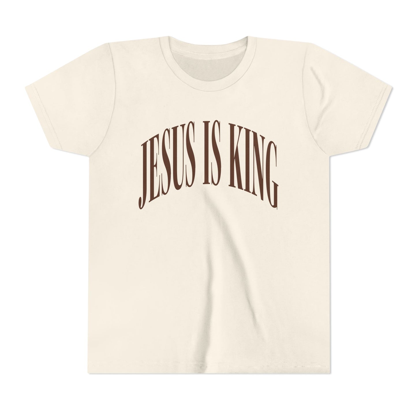 Jesus is King Natural Youth T-Shirt