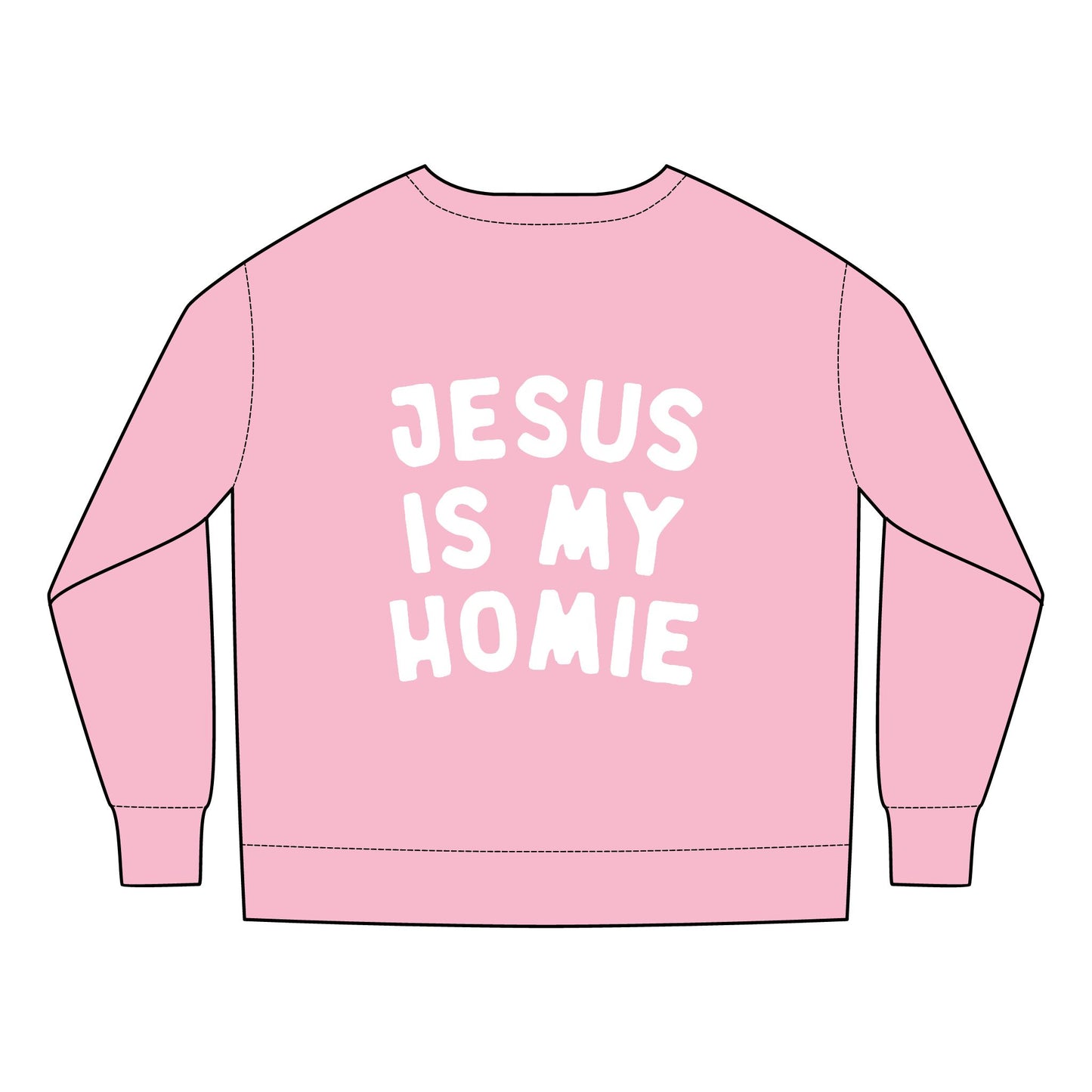 Jesus is my Homie Toddler Sweatshirt