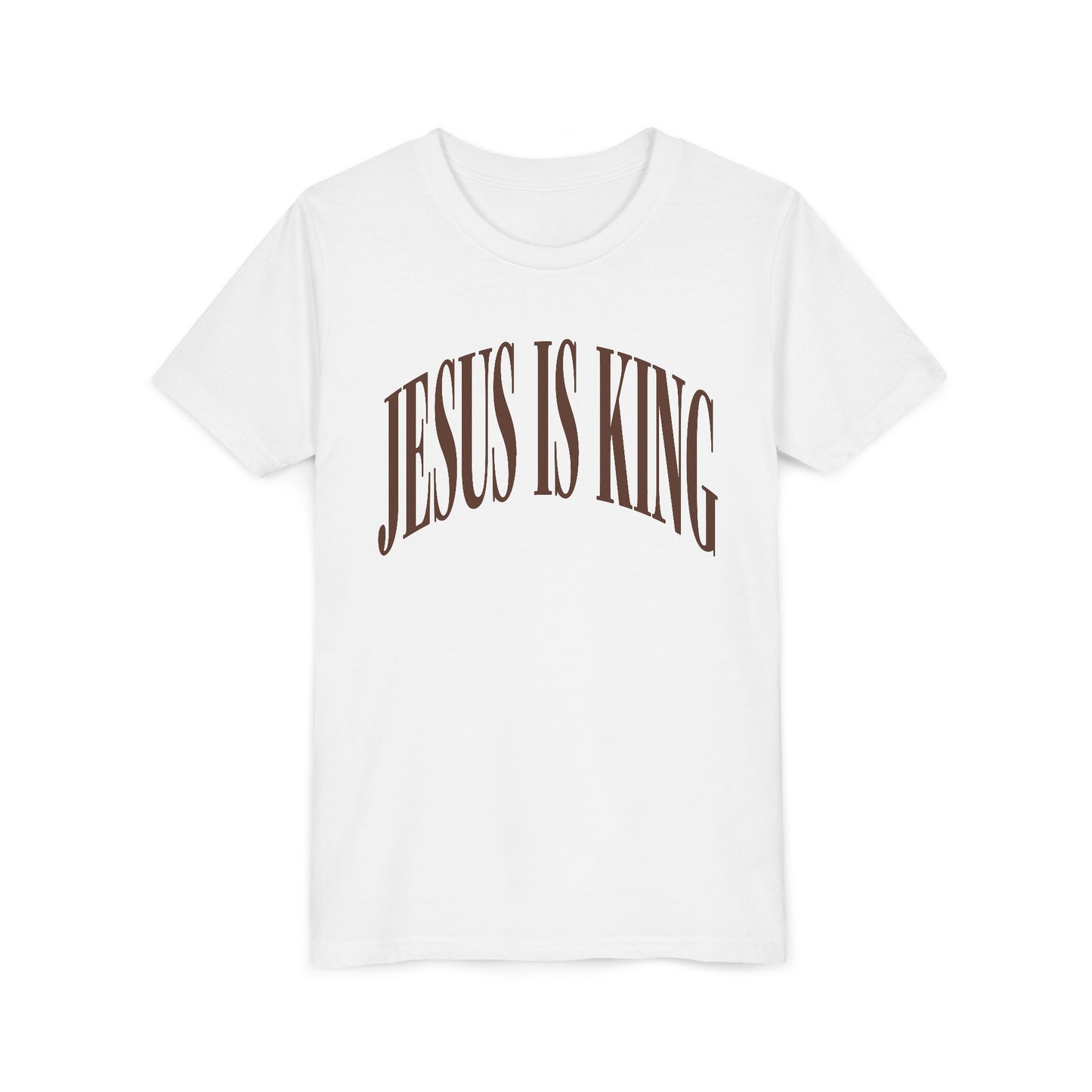 Jesus is King Natural Youth T-Shirt