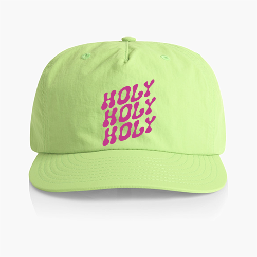 Holy Holy Holy Pink Print Surf Cap