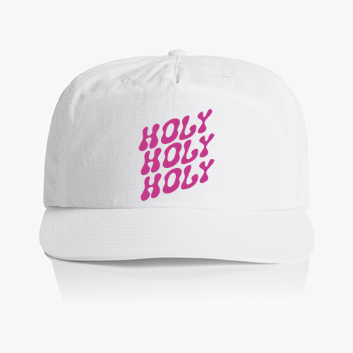 Holy Holy Holy Pink Print Surf Cap